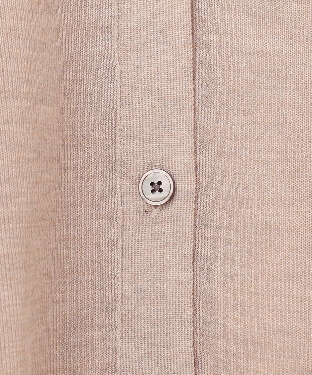 J.PRESS LADIES L 【WEB限定カラーあり・洗える】Vis/Peスパーク シアー カーディガン ベージュ系