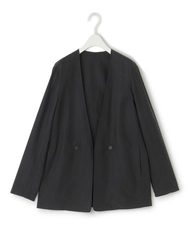 ICB 【接触冷感・洗える】 UnleashLite ノーカラージャケット ブラック系