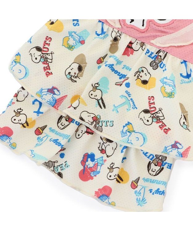 PET PARADISE スヌーピー エコメイド ワンピース 《アイス柄》 小型犬 ピンク