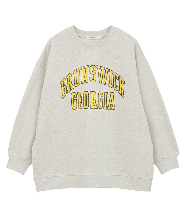 AMERICAN HOLIC 【WEB限定】BRUNSWICK GEORGIA BIGスウェット Oatmeal