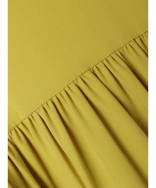 Green Parks armonia．２ｗａｙ袖ボリュームワンピース Yellow