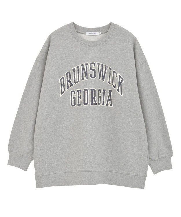 AMERICAN HOLIC 【WEB限定】BRUNSWICK GEORGIA BIGスウェット Light Gray Mixture
