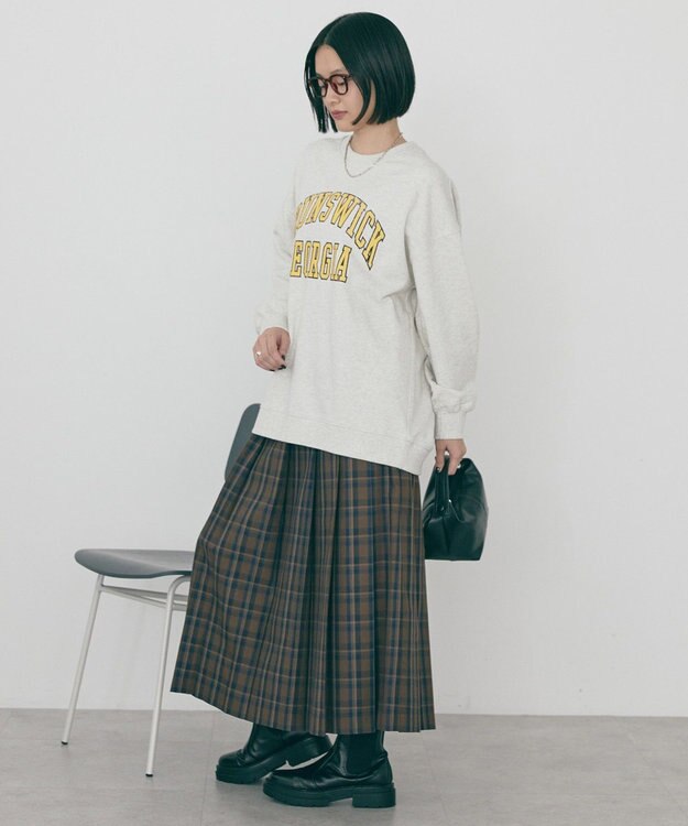 AMERICAN HOLIC 【WEB限定】BRUNSWICK GEORGIA BIGスウェット Oatmeal