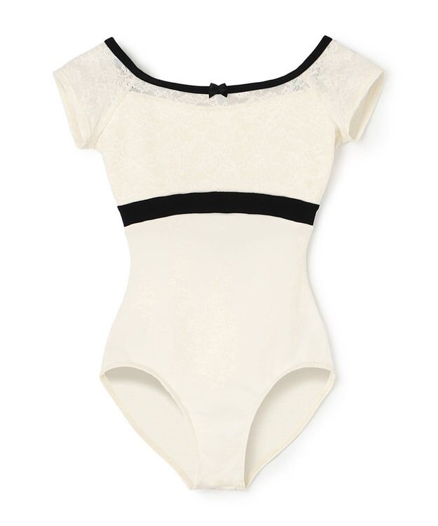 Chacott フレンチスリーブレオタード オフホワイト