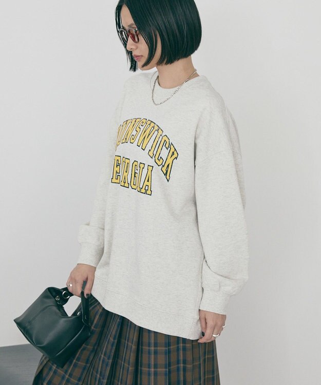 AMERICAN HOLIC 【WEB限定】BRUNSWICK GEORGIA BIGスウェット Oatmeal