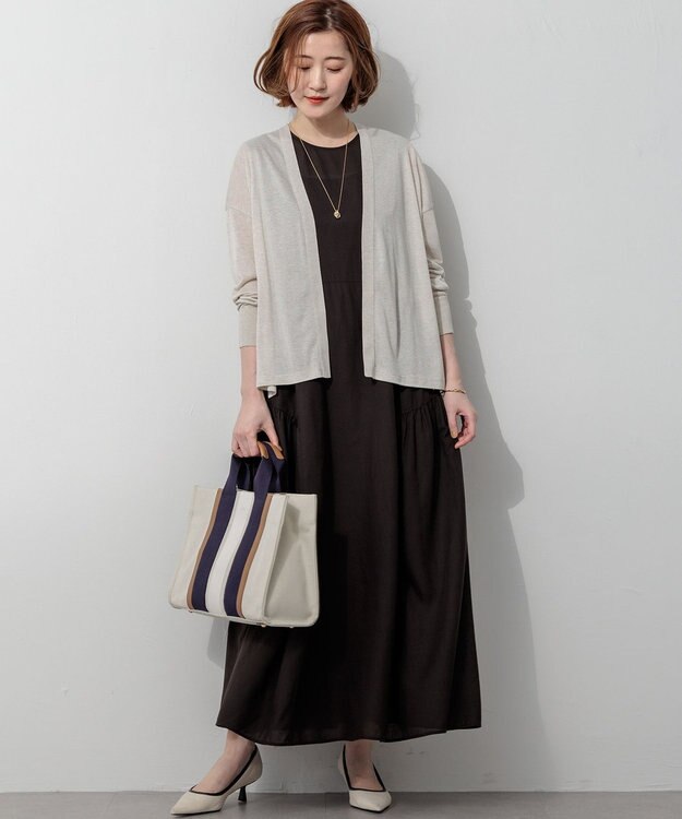23区 【先行予約】マルチ機能 カーディガン ベージュ系