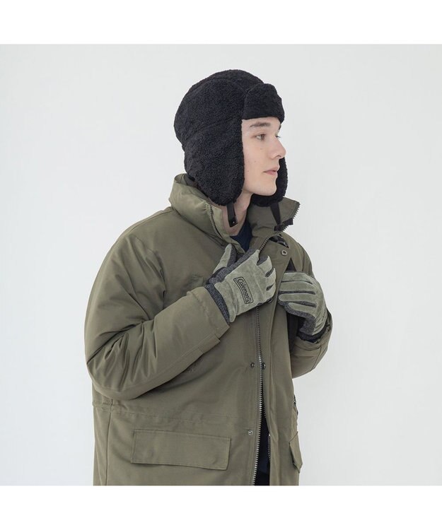 林八百吉商店 Coleman シープボアアビエーター ブラック