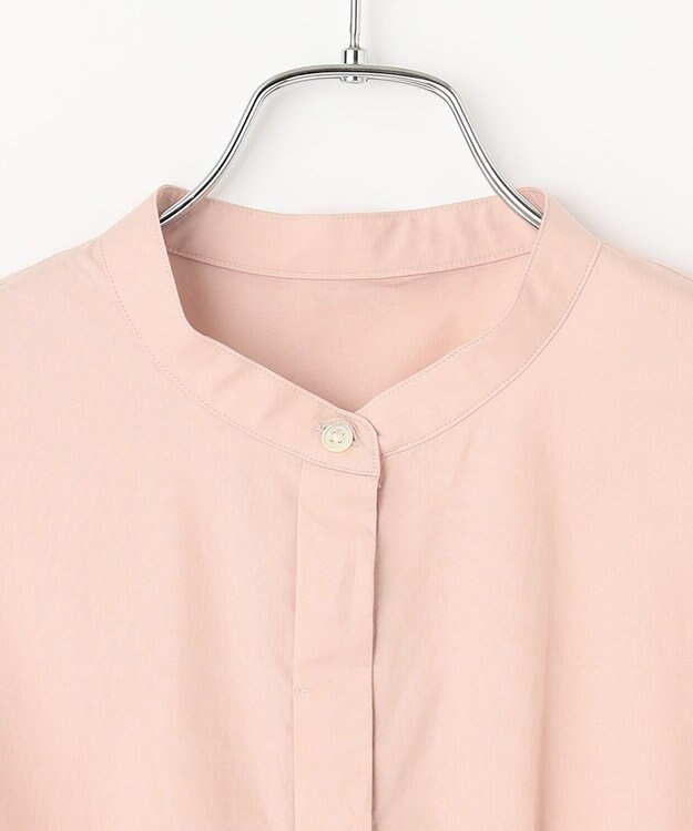 #Newans 【ANSWER for シンプルベーシック】スリットスリーブペプラムブラウス ピンク系