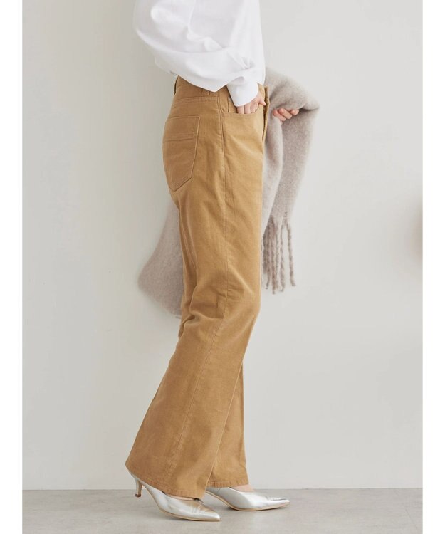 AMERICAN HOLIC コーデュロイフレアパンツ Beige