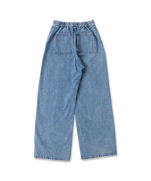 WEGO デニムベイカーステッチパンツ デニム中濃加工色