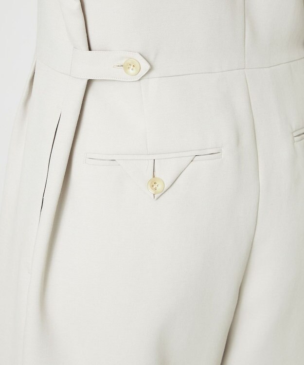 NAVE 【ReNAVE・洗える/UVカット】スパンポリエステル ジャンプスーツ ベージュ系