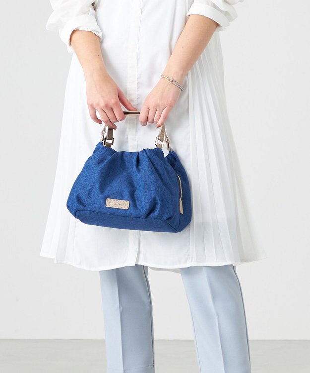 LA BAGAGERIE ナチュラルタックトート　mini ネイビー