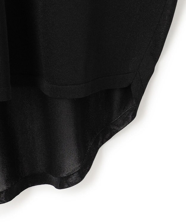 ICB L 【接触冷感・UVカット・洗える】VIS/NYハイゲージ シアーコンビニット トープ×ブラックシアー系