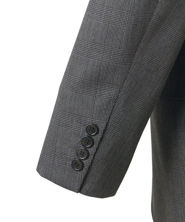 J.PRESS MEN 【WEB・一部店舗限定】グレナカートチェック スーツ / 2B / 背抜き ライトグレー系3