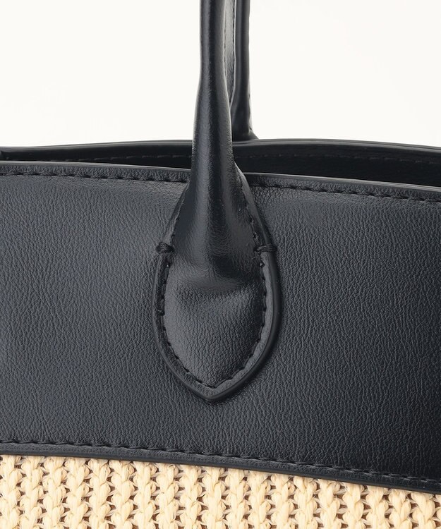 TOCCA 【A4サイズ対応】COLOR of AUBE BASKET かごバッグ ブラック