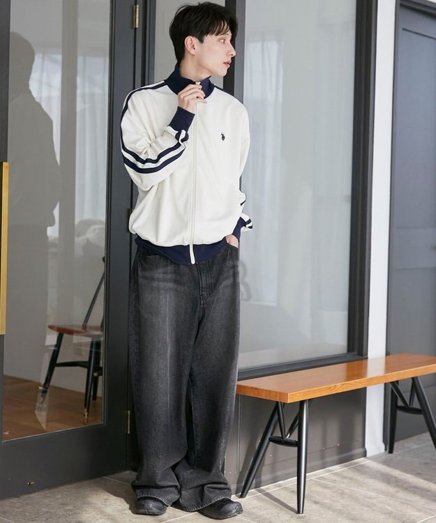 WEGO 【ユニセックス着用ITEM/追加カラー】U.S. POLO ASSN.ライントラックジャケット オフホワイト