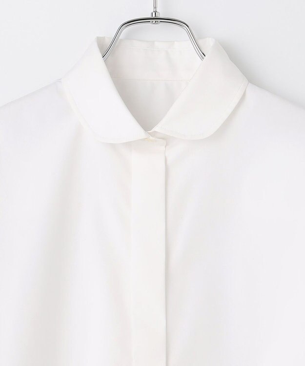 #Newans 【ANSWER for アクセサリーLOVER】ミニカラーフレアスリーブシャツ ホワイト系