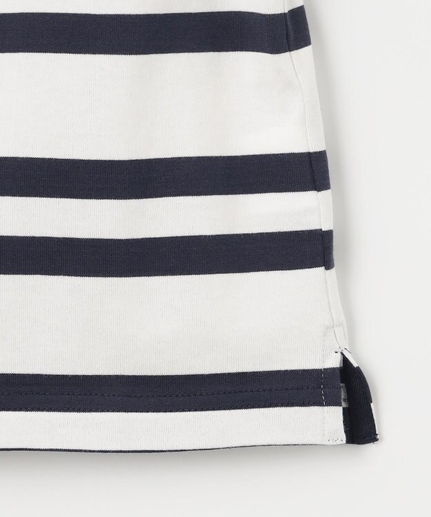 J.PRESS KIDS  【100-130cm】 ボーダービックシルエットＴシャツ ネイビー