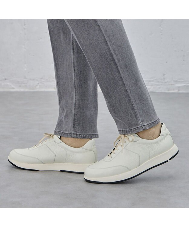 ASICS WALKING ランウォーク トラッド スニーカー メンズ 3E ホワイト(型押し)