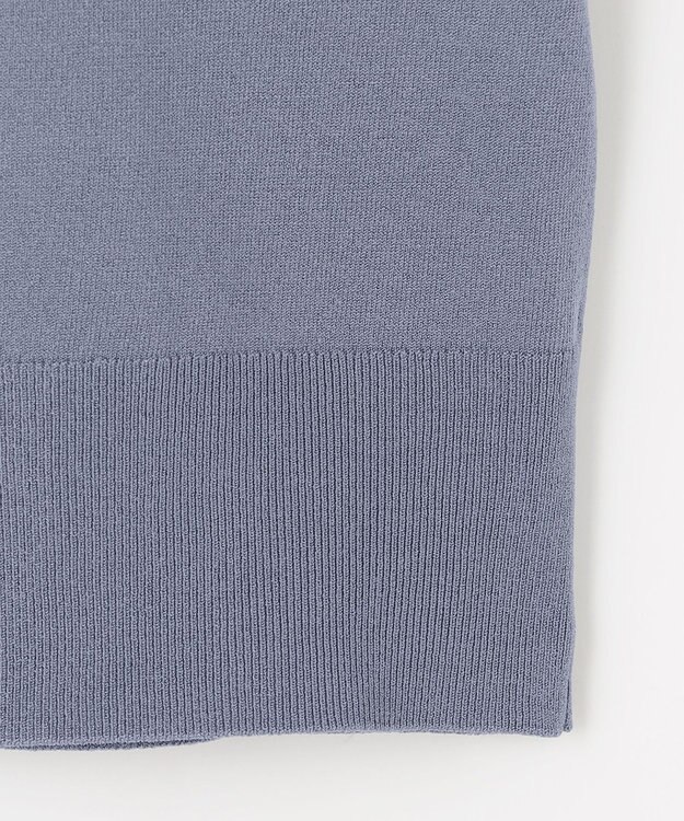 J.PRESS LADIES S 【洗える】レーヨンストレッチ カーディガン ソフトブルー系