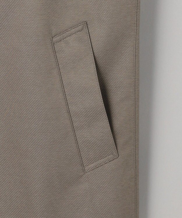 GOTAIRIKU 25年新作/3シーズン対応【防水/軽量/シワになりにくい】メランジカルゼ ステンカラーコート_無地 ベージュ系