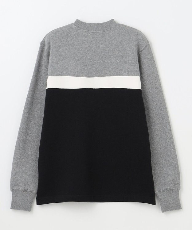 J.PRESS KIDS 【140-170cm】ブル刺繍 ブロッキングトレーナー ライトグレー系2