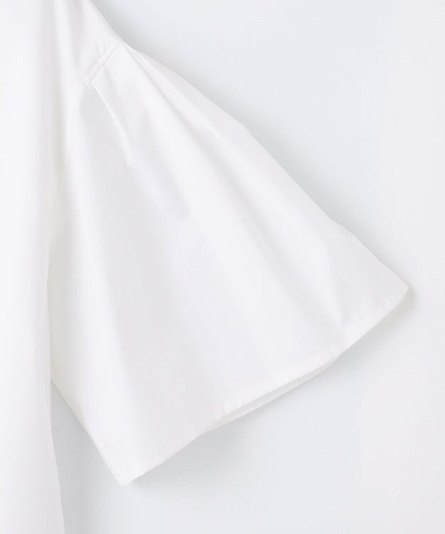 #Newans 【ANSWER for アクセサリーLOVER】ミニカラーフレアスリーブシャツ ホワイト系