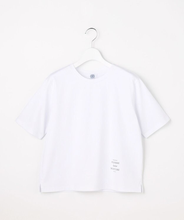 J.PRESS LADIES ロゴ Tシャツ ホワイト系