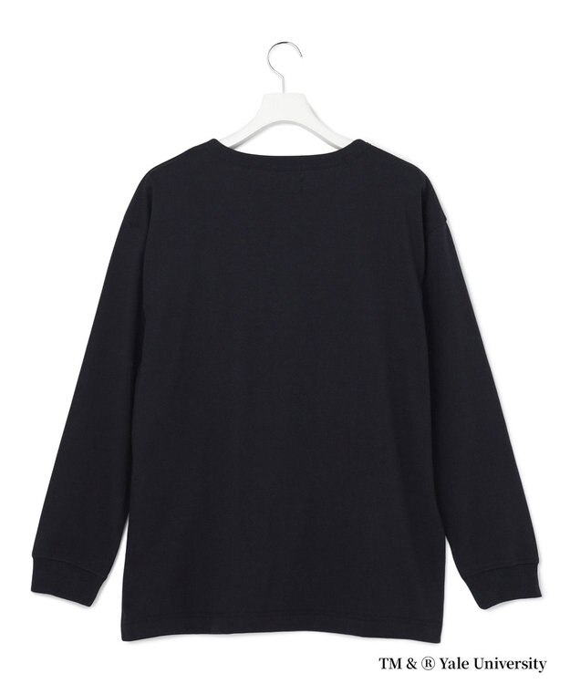 J.PRESS YORK STREET 【YALE別注】【UNISEX】カレッジロングスリーブ Tシャツ ネイビー系