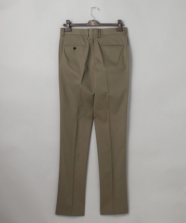 GOTAIRIKU 仕事で着られる綿パン【吸水速乾/ストレッチ/折り目加工】クールマックスコットンパンツ_ノータック（26年モデル） ダークグリーン/26年限定色