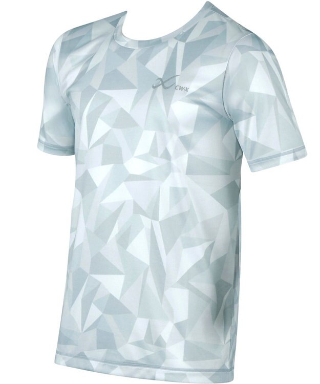 CW-X 【MEN】 CW-X アウター トップス 半袖 吸汗速乾 UVカット率90％以上 DLO135 /ワコール シルバーグレー