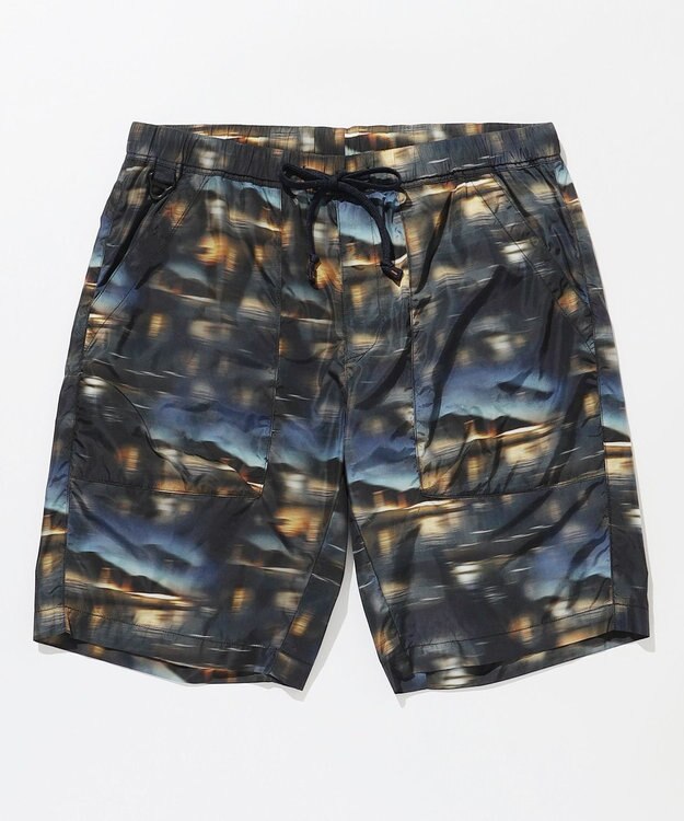 JOSEPH ABBOUD MOUNTAIN 【イタリア素材/軽量/撥水】X-CLIPPER夜景プリント ショーツ ネイビー系6