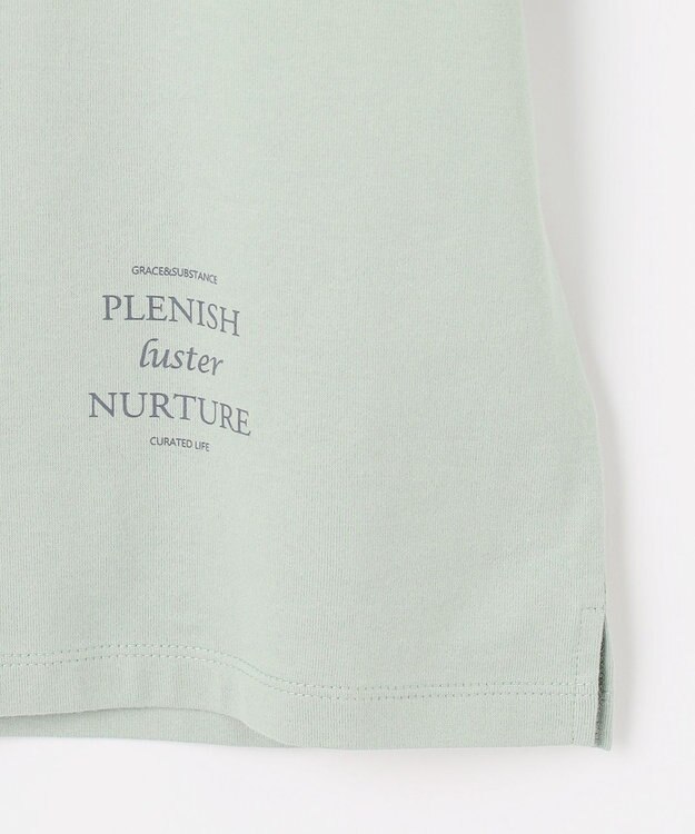 J.PRESS LADIES ロゴ Tシャツ ライトミント系