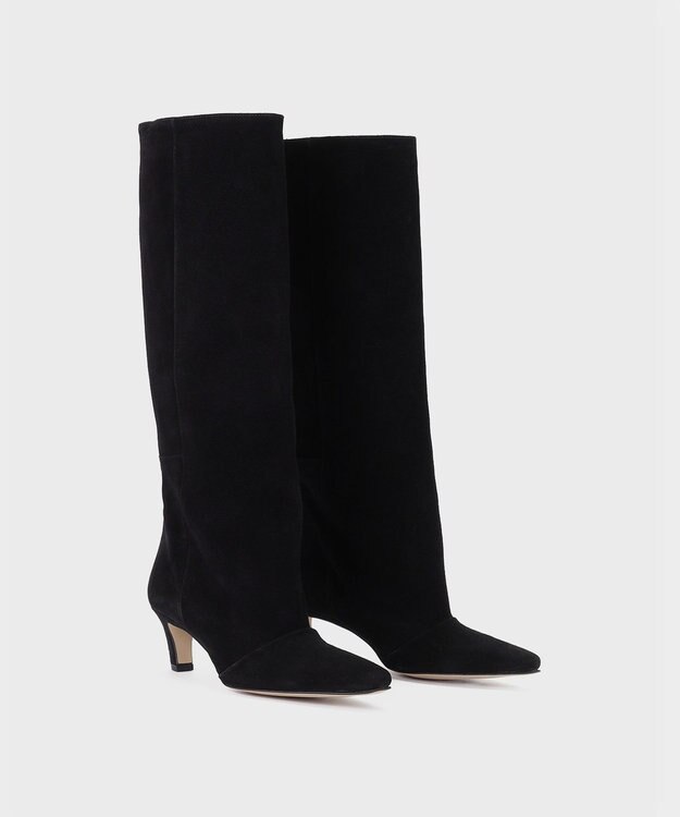 GRACE CONTINENTAL CORSO ROMA スエードロングブーツ ブラック