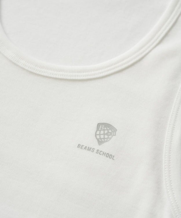 BEAMS SCHOOL タンクトップインナー2枚セット ホワイト