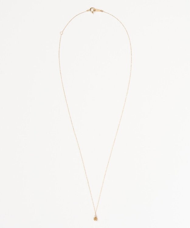 Phoebe 【K10】ジュエルラックネックレス　シトリン/11月誕生石/天然石/全長:40cm ゴールド