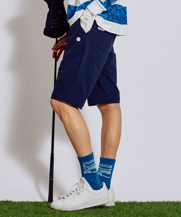 PW CIRCULUS 【ストレッチ素材】【MEN】2WAY デタッチャブルパンツ ゴルフ ネイビー系