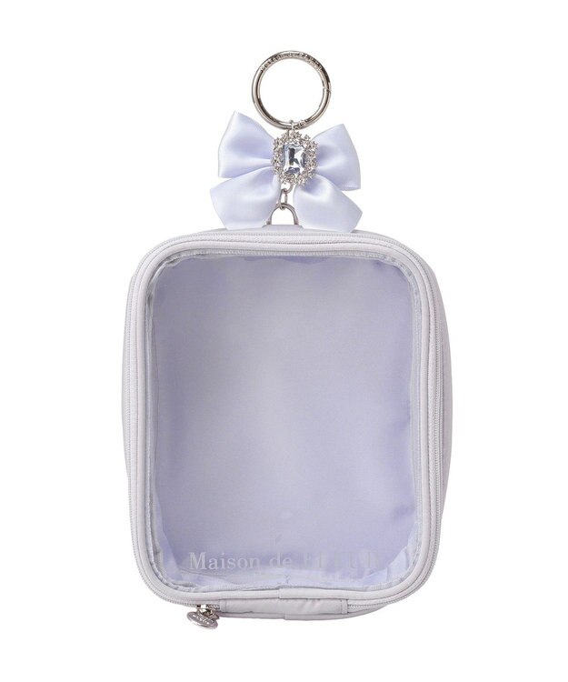 Maison de FLEUR ＥＣ限定ブルーマニアクリアポーチ Grayish Blue