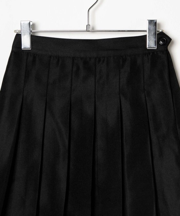 WEGO 【SCHOOLITEM】ポケット付き無地プリーツスカート ブラック