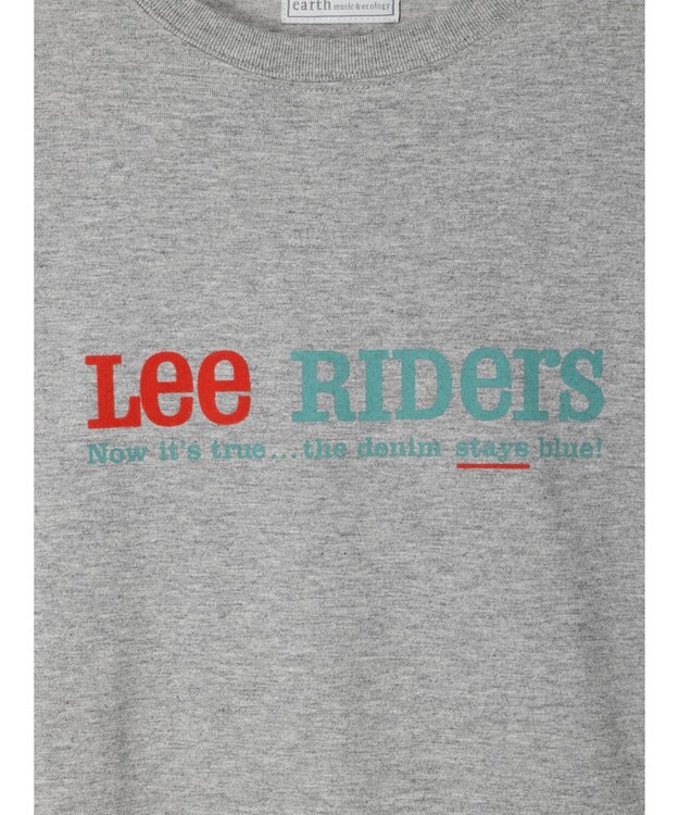 earth music&ecology Ｌｅｅ×ｅ．ｍ．ａ．ｅ　ＬＯＧＯ　Ｈ／Ｓ　ＴＥＥ Gray Mixture