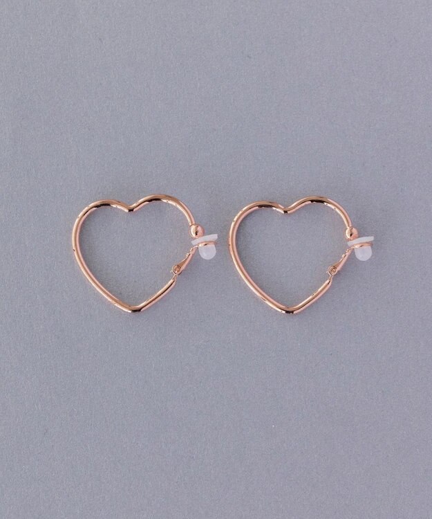 Phoebe ビックオープンハートイヤリング　ローズゴールド ローズゴールド