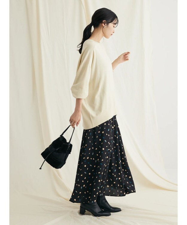 CRAFT STANDARD BOUTIQUE 柄マーメイドスカート Small Flower