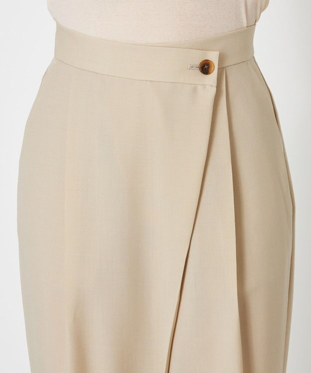 NAVE 【Nave・セットアップ可】ウールポリエステルツイルパンツ ベージュ系