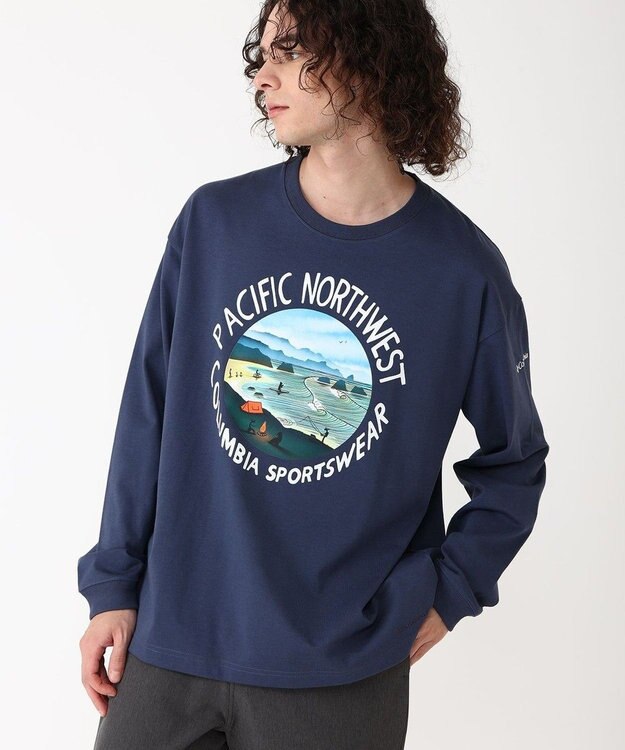 Columbia Columbia/ レイクトゥアベニューグラフィックロングスリーブTシャツ /コロンビア Nocturnal、 PNW