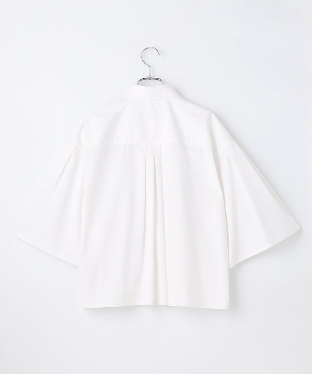 #Newans 【ANSWER for アクセサリーLOVER】ミニカラーフレアスリーブシャツ ホワイト系