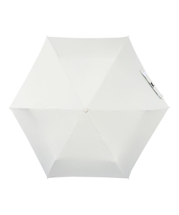 MOONBAT 【遮光100％/UV100%】エスタ (estaa) にゃんこミニ 折りたたみ傘 日傘 軽量 晴雨兼用 猫 ネコ ホワイト