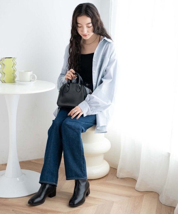 WEGO ショートストレッチブーツ ブラック