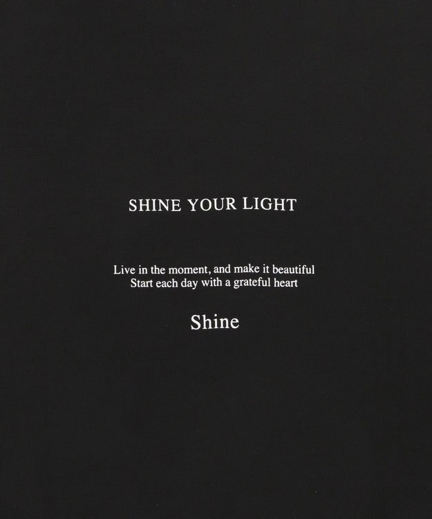 WEGO 【２点セット】アクセ付きフォトグラフィックプルオーバー ブラック