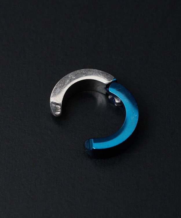 WEGO Ｍステンレスフープカフイヤリング 柄4