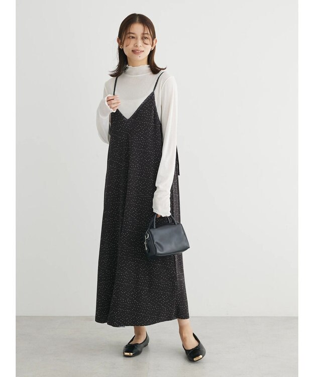 Green Parks 前後２ｗａｙ　プリーツキャミワンピース Dot